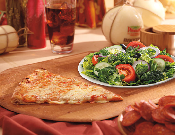 Cheese Slice & Small Salad